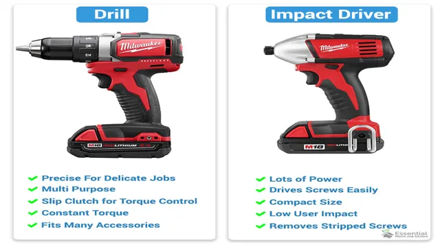 what isthe diff between dewalt cordless drills and impact guns