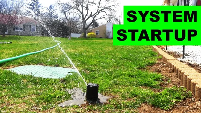 when to start sprinkler system