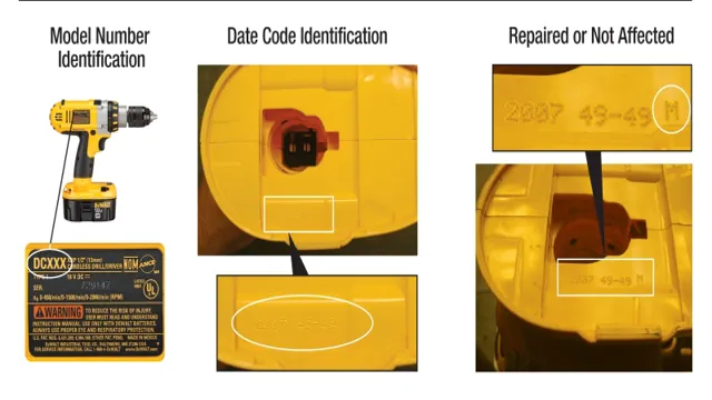 where is the serial number on a dewalt cordless drill