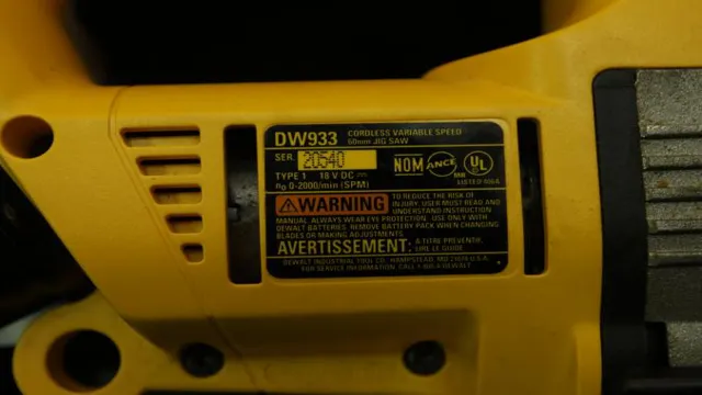 where is the serial number on a dewalt cordless drill