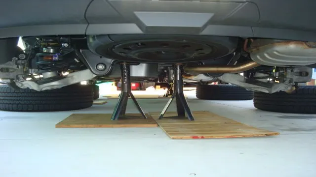 where to place jack stands on gmc acadia