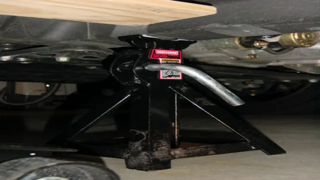 where to put jack stands under truck