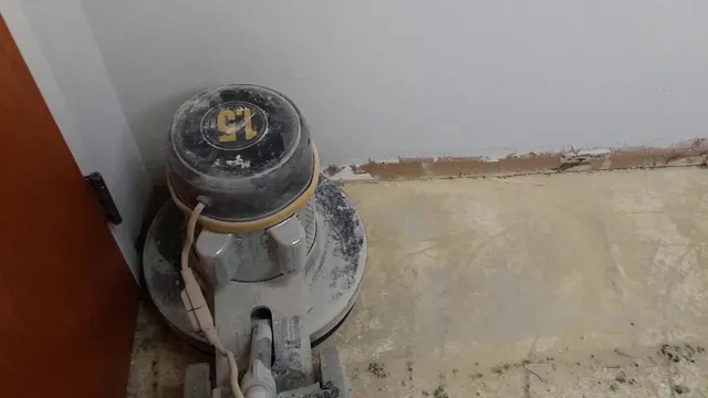 will a floor sander remove carpet glue